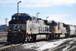 Westbound manifest prepares to depart Belt Yard